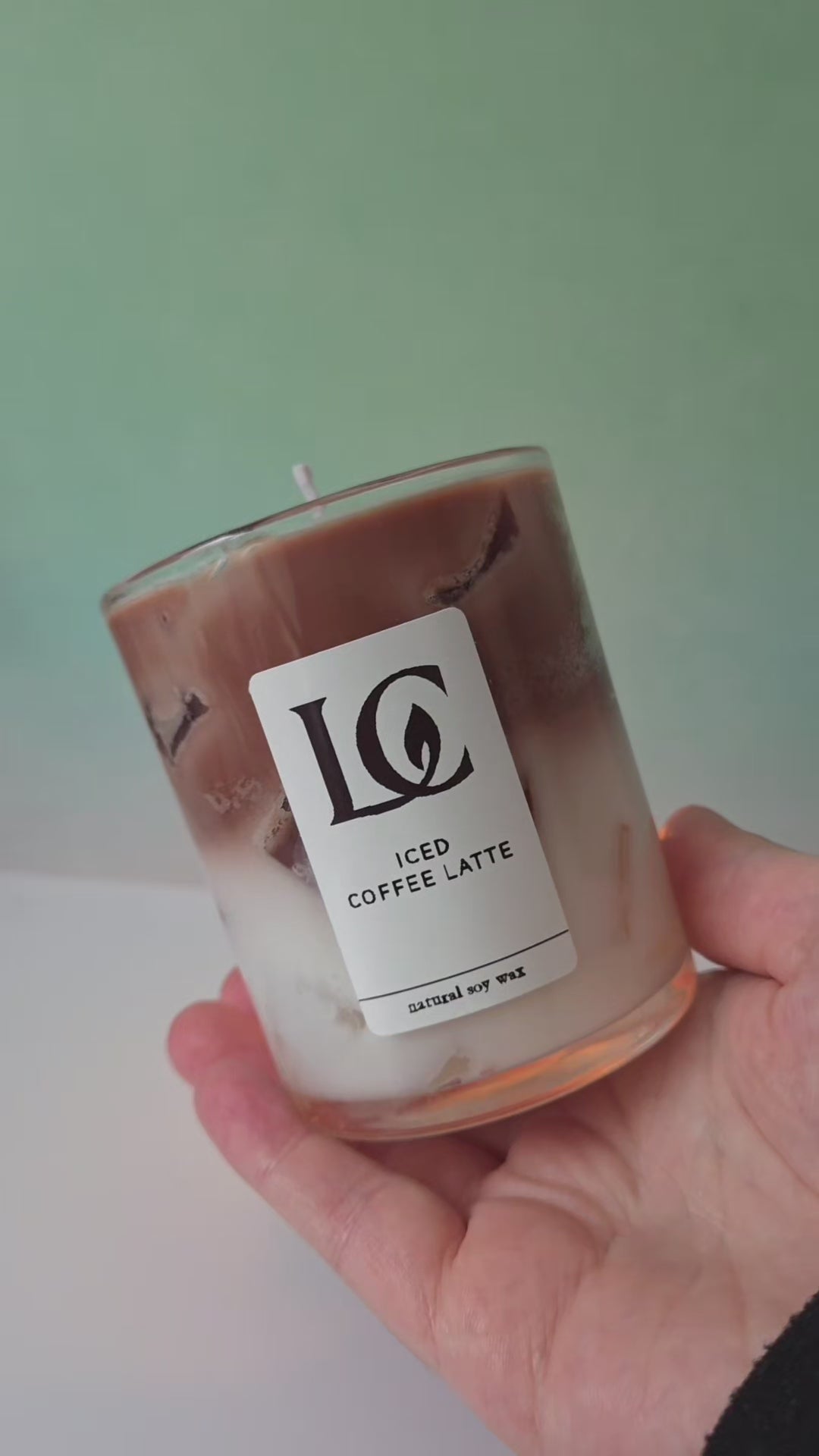 Iced Coffee Latte Candle