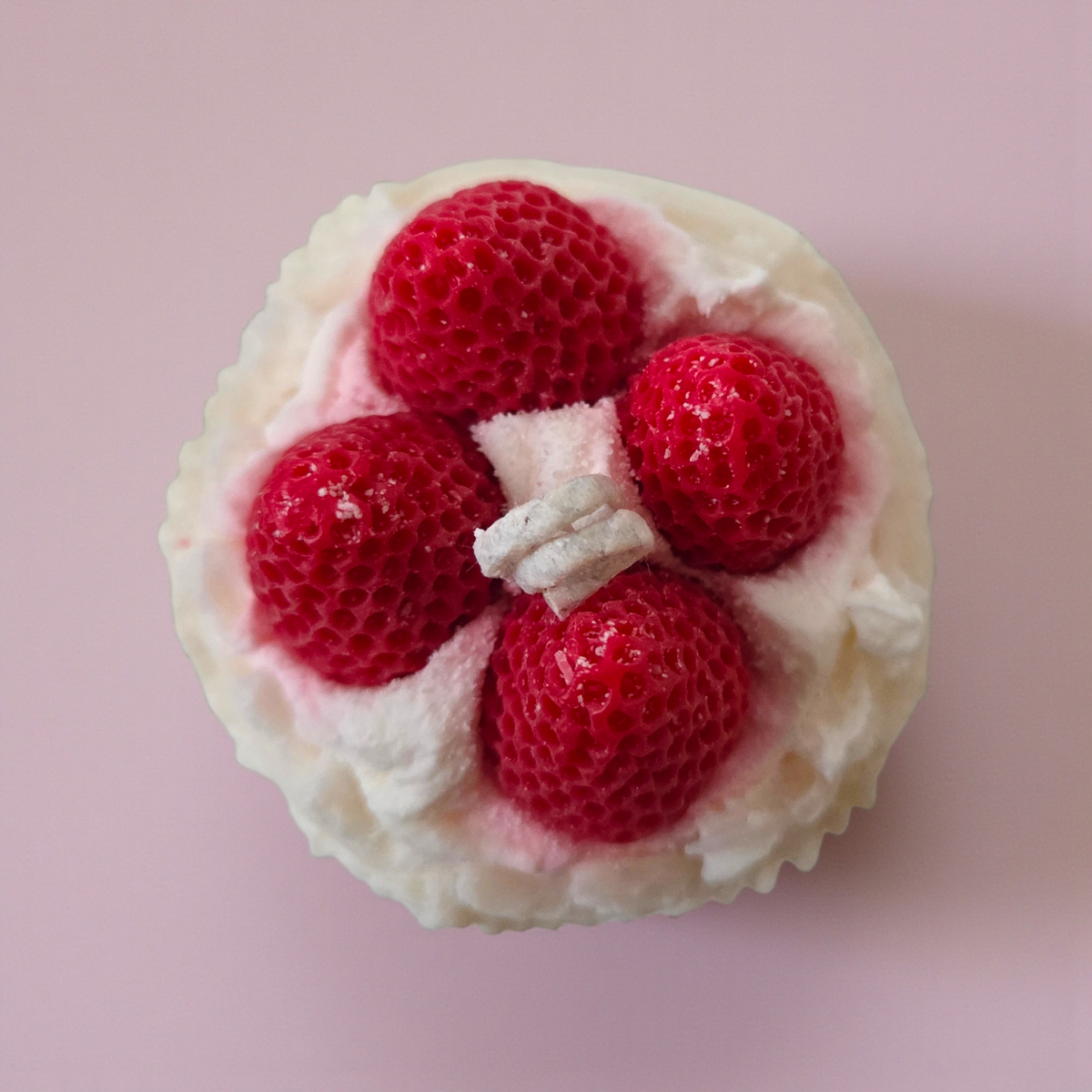 Strawberry Cake Candle