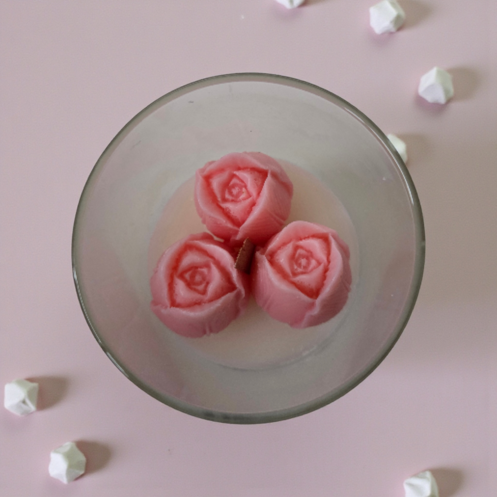 Pink Tulip Candle