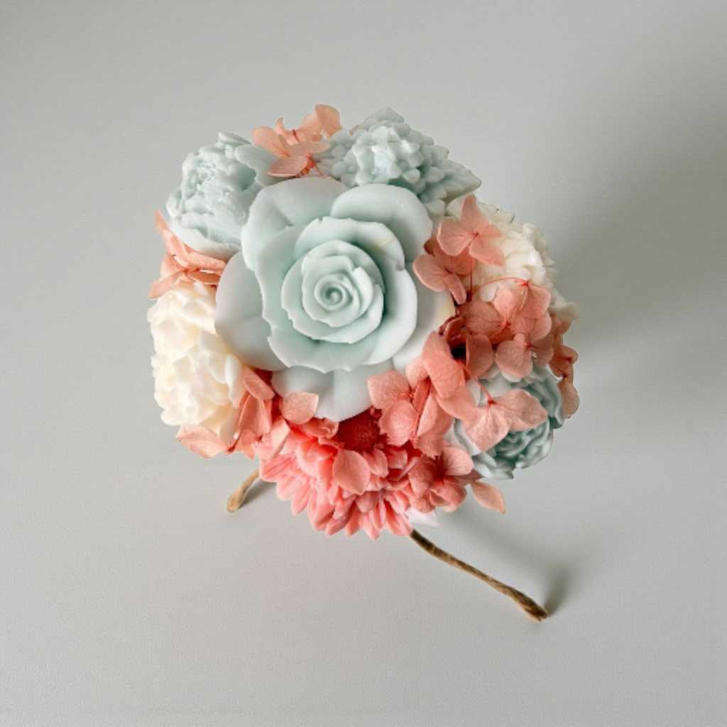 PastelPeony Wax Melt Bouquet