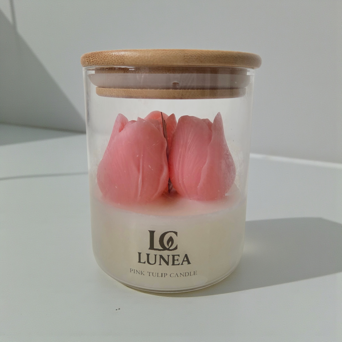 Pink Tulip Candle